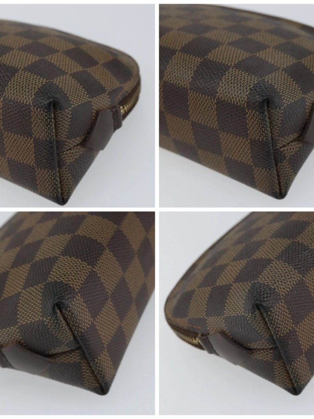 LOUIS VUITTON Damier Ebene Pochette Cosmetic PM Pouch - Picture 15 of 16